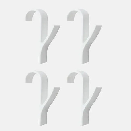 Carvallo Radiator Hook Set | 4-Pack | Space-Saving & Transparent | For Bathroom & Kitchen Carvallo