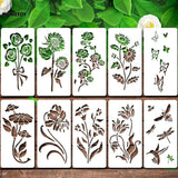 Carvallo Mallset | 10-delar | Flexibla PET-mallarna | För Scrapbooking, Väggar, Tyg & Papper Carvallo