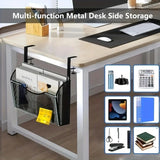 Carvallo-låda Clampix | För fastsättning utan borrning | Sidoskåp i metall | 2 storlekar | För kontor & hemma kontor Carvallo