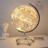 Royaleva LED Rotating World Globe Lamp – Belyst Jord Dekorationsbit Carvallo