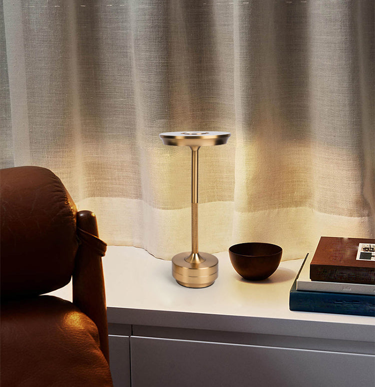 Modern Trådlös Bordslampa - Uppladdningsbar Med LED Touchsensor Carvallo
