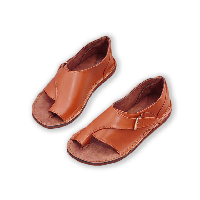 Sandaler med spänneband-Shoes for Women-Hemnix-Brun-35-Hemnix