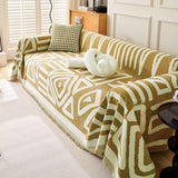 Geometrisk Boho Stil Sofföverdrag - Modern, Stilig & Hållbart Soffskydd Carvallo