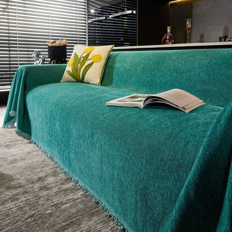 Slät Mocha Sofföverdrag - Modernt, Stilrent & Hållbart Soffskydd Carvallo