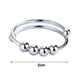 Rotera fritt Lugnande Fidget Ring-Jewelry for women-Bellasverige-Hemnix