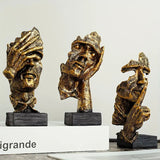 Modern 3-delad skulpturkollektion – Eleganta abstrakta figurer MILA Sverige