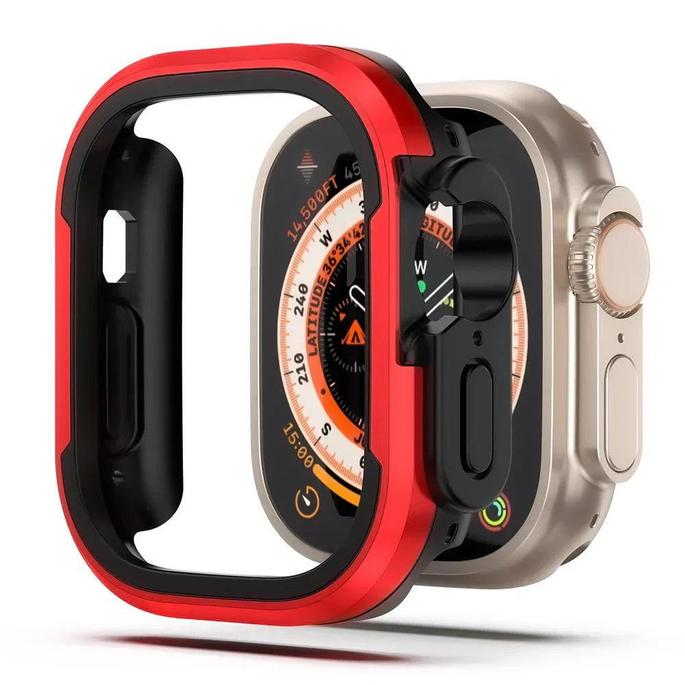 Luxora Heavy Duty Stöttåligt Fodral – Kompatibelt med Apple Watch 3-10 Carvallo