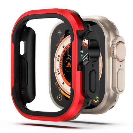Luxora Heavy Duty Stöttåligt Fodral – Kompatibelt med Apple Watch 3-10 Carvallo