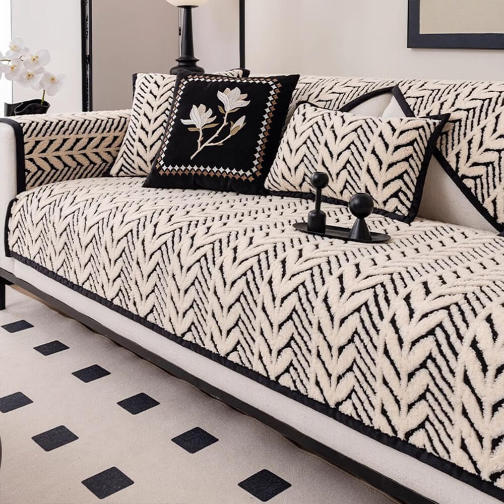 Premium Varm Vetekudde Plush Anti-Slip Sofföverdrag Carvallo