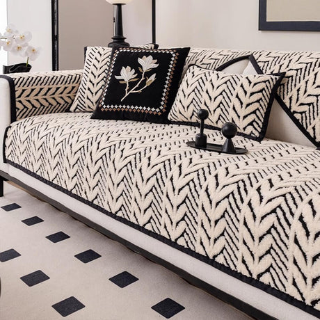 Premium Varm Vetekudde Plush Anti-Slip Sofföverdrag Carvallo