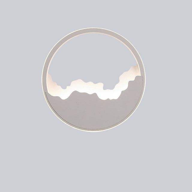 Carvallo - Modern LED vägglampa med elegant vågmönster för stilfull belysning Carvallo