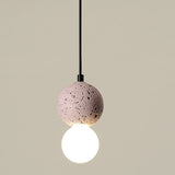 Enkel LED Scandinavian Contemporary Orb Terrazzo Pendellampa MILA Sverige