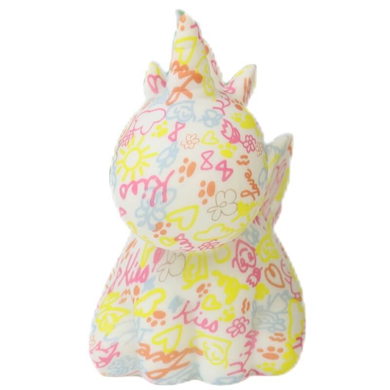 UnicornGlow | Handmålad 3D-tryckt LED-nattlampa MILA Sverige
