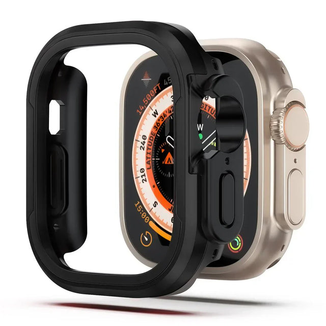 Luxora Heavy Duty Stöttåligt Fodral – Kompatibelt med Apple Watch 3-10 Carvallo
