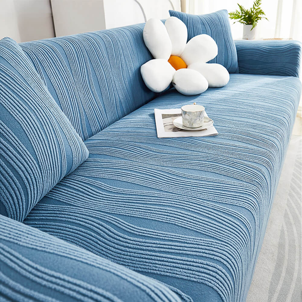 Jacquard Stretch Full-Cover Anti-scratch Soffaöverdrag Mjuk Djurvänlig Carvallo