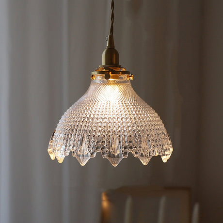 Mid-century vintage glas skiva hänglampa Carvallo