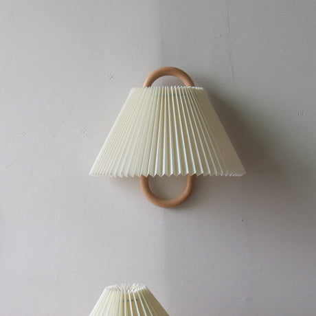 Vägglampa Modern Trä Tyg Sconcelampa Carvallo