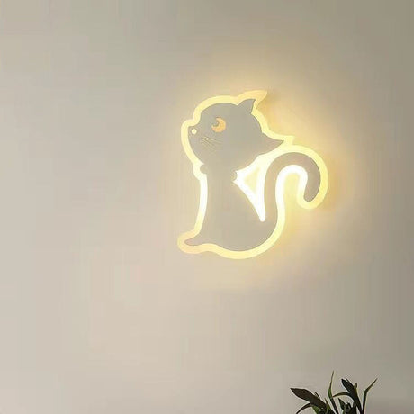 WhiskerGlow LED-vägglampa – lekfull kattinspirerad accent MILA Sverige