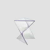 Sido Bord Modern Akryl Twist Design Carvallo