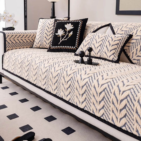 Premium Varm Vetekudde Plush Anti-Slip Sofföverdrag Carvallo