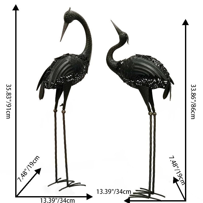 Modern järnkran Solar LED vattentät landskapslampa MILA Sverige