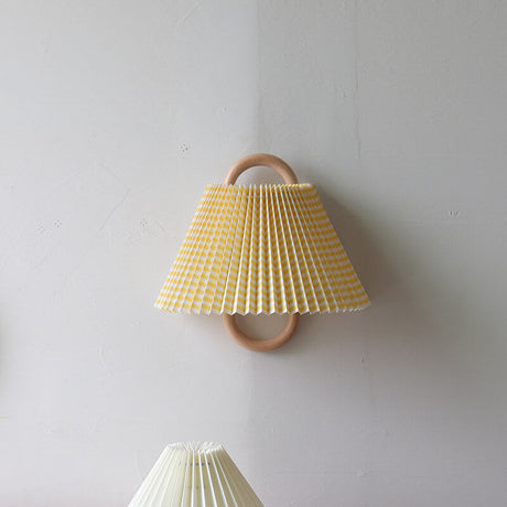 Vägglampa Modern Trä Tyg Sconcelampa Carvallo