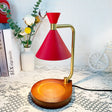 Contemporary Iron & Wood Bordslampa – Cone Shade MILA Sverige