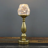 Retro kreative Gem-Säulen-Plastik-Metall-LED-Touch-Tischlampe MILA Sverige