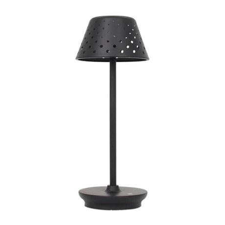 LumiSteel | Modern Minimalistisk Perforerad Smidesjärn USB LED Bordslampa MILA Sverige