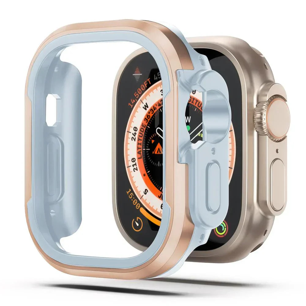 Luxora Heavy Duty Stöttåligt Fodral – Kompatibelt med Apple Watch 3-10 Carvallo
