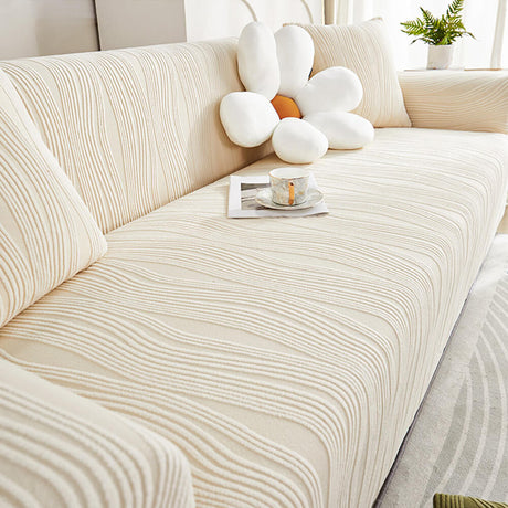 Jacquard Stretch Full-Cover Anti-scratch Soffaöverdrag Mjuk Djurvänlig Carvallo