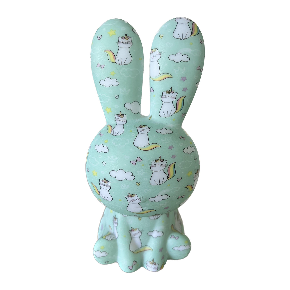 RainbowBunny | Kreativ 3D-skriven LED-nattlampa med handmålad design MILA Sverige