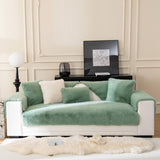 Varm Tjock Faux Fur Soffskydd Antisklipp Sofföverdrag Carvallo