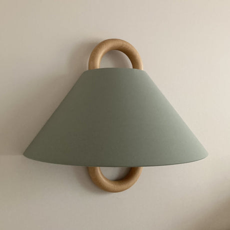 Vägglampa Modern Trä Tyg Sconcelampa Carvallo