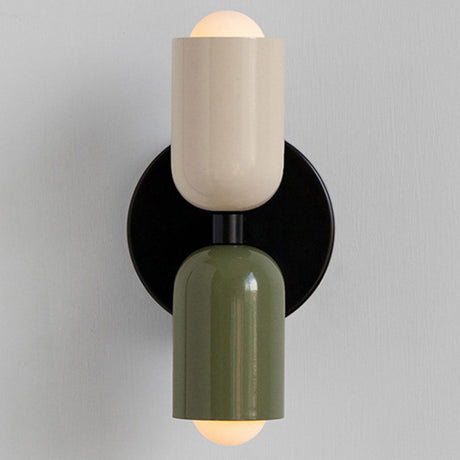 Vägglampa Modern Dubbel Glas Sconce Armatur Carvallo