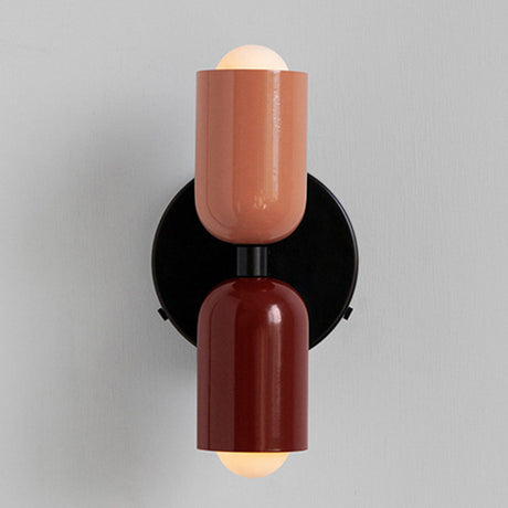 Vägglampa Modern Dubbel Glas Sconce Armatur Carvallo