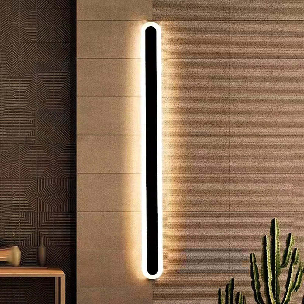 Utomhusvägglampa Modern Svart Vattentät Lampa Carvallo