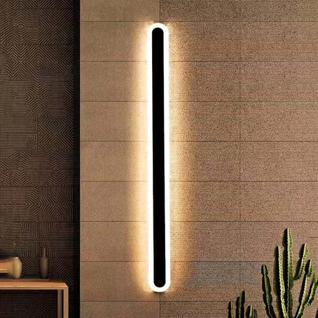 Utomhusvägglampa Modern Svart Vattentät Lampa Carvallo