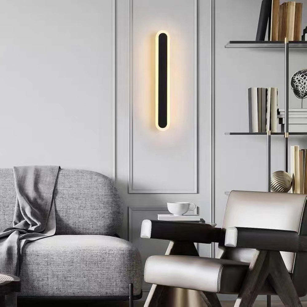 Utomhusvägglampa Modern Svart Vattentät Lampa Carvallo
