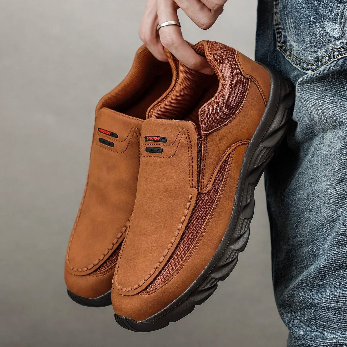 Silvus™ Loafers - fritidsskor för män-Shoes-Hemnix-Brun-39-Hemnix