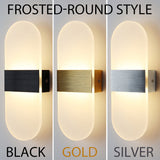 Modern LED Akryl Vägglampa – Nordisk Väggsconces Belysning för Heminredning, Stiliga Energisnåla Vägglampor Carvallo