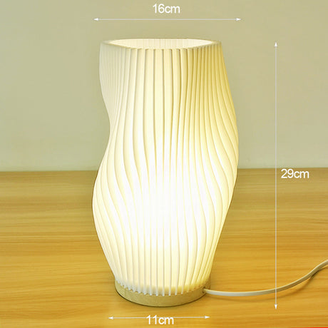 3D Utskriven Skrivbordslampa – Stilig Bordslampa för Sovrum, Kafé eller Studieområde Carvallo
