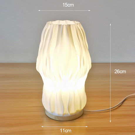 3D Utskriven Skrivbordslampa – Stilig Bordslampa för Sovrum, Kafé eller Studieområde Carvallo