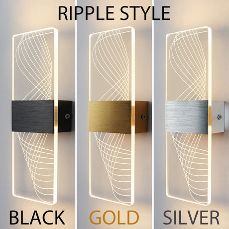 Modern LED Akryl Vägglampa – Nordisk Väggsconces Belysning för Heminredning, Stiliga Energisnåla Vägglampor Carvallo