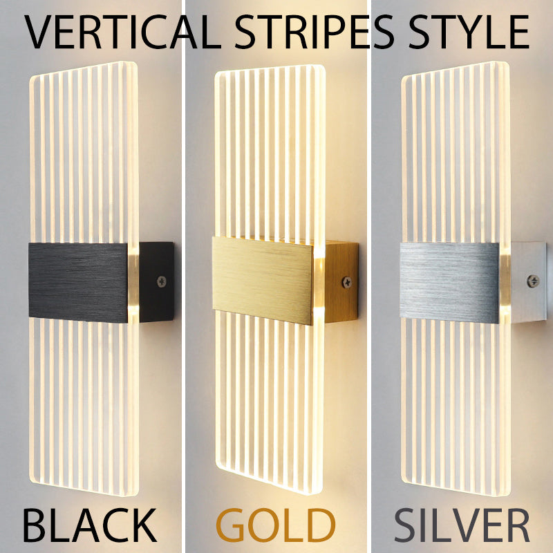 Modern LED Akryl Vägglampa – Nordisk Väggsconces Belysning för Heminredning, Stiliga Energisnåla Vägglampor Carvallo