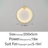 Måne LED Vägglampa – Modern Vägglampa för Sovrum, Vardagsrum och Hall Carvallo