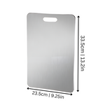 Rayvia Rostfritt Stål Skärbräda – Hållbar, Hygienisk & Lätt att Rengöra Kök Essential Carvallo