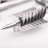 Carvallo HerbaCut Inox | Manuell rostfri kvarn för persilja, koriander & örter | 1 styck | Kompakt & Rostfri Carvallo