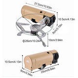 Portabel Fällbar Butan Campingkök med Hög Eldkraft 2670W Carvallo