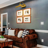 Royallure 4000mAh Trådlös Bildlampa med Fjärrkontroll, Uppladdningsbar Konstvägglampa Carvallo